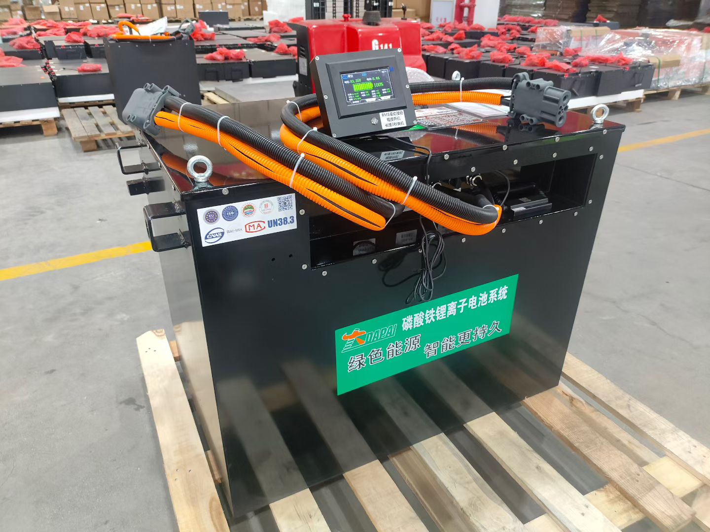 叉车锂电池24V210ah/48V400ah电动托盘搬运车叉车电瓶