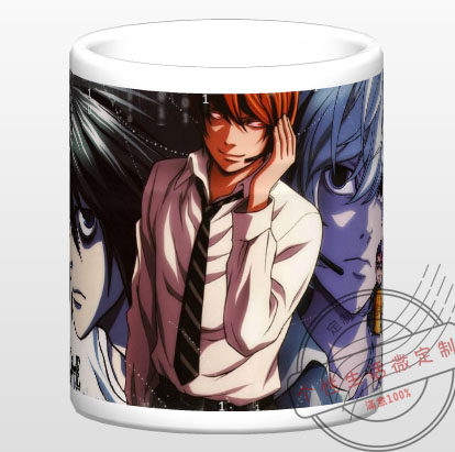 死亡笔记/夜神月/l/尼亚n/马克杯/定制变色水杯子/周边/礼物