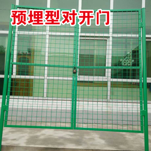 简易铁网门荷兰网围栏网果园护栏门家用养殖网养鸡网防护网隔离网