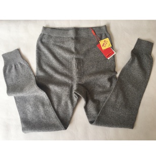 适用 约350克适合0到零下10度冬季 品质好手感 男平面羊绒保暖毛裤