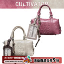 Cultivator原创小众复古百搭撞色卡套斜挎波士顿枕头包2025春新款