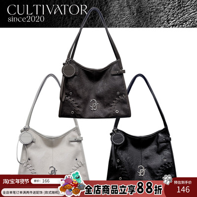 Cultivator原创小众复古韩系简约百搭通勤单肩手提托特包2025冬新