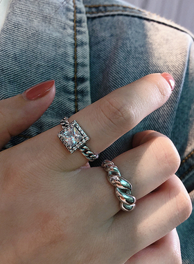 轻奢s925纯银戒指女纽insins潮