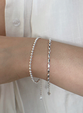 意大利进口s925纯银米粒精致细手链女小众设计气质百搭简约ins潮