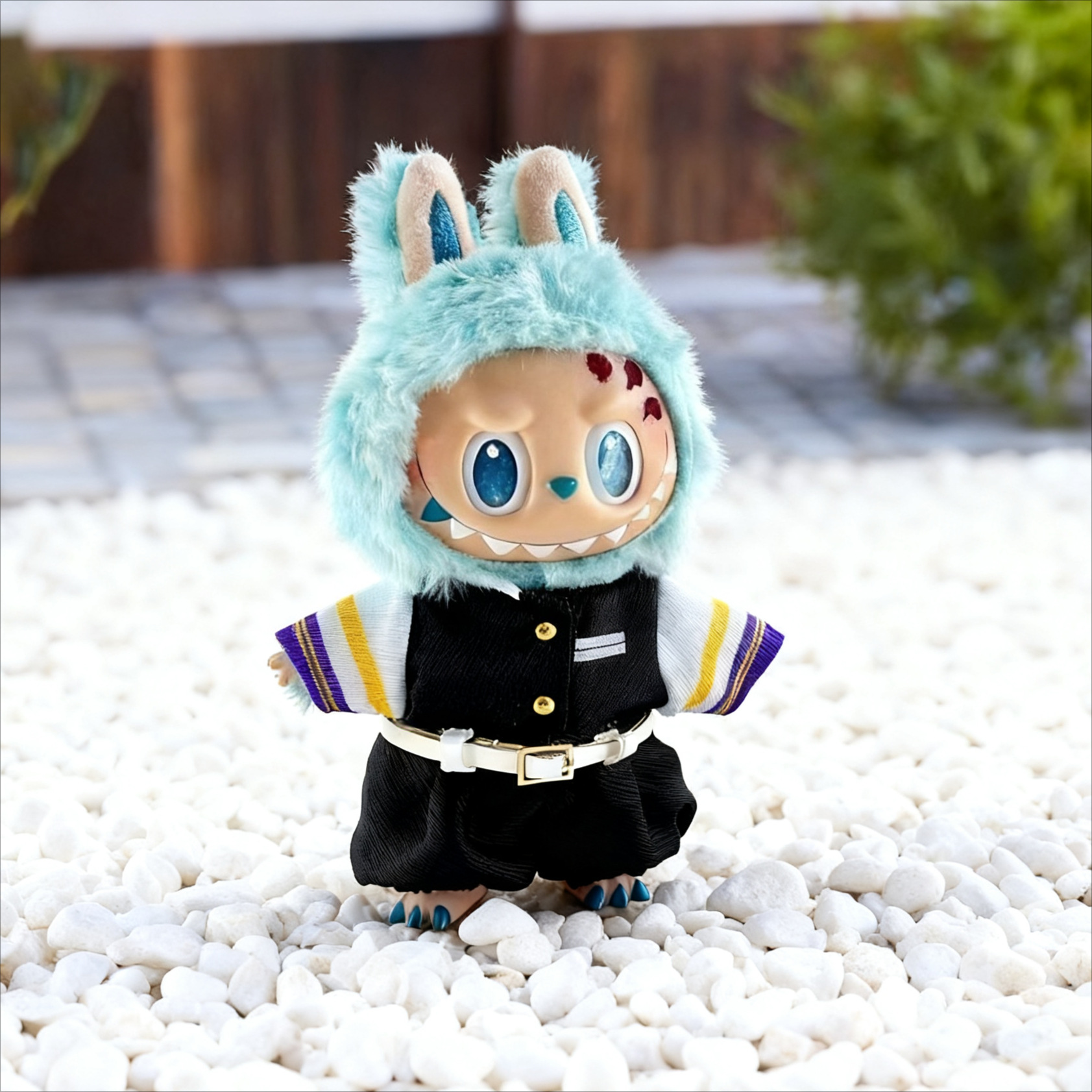 音柱labubu娃衣鬼灭之刃娃娃套装拉布布衣服1/3代娃服跨境分销