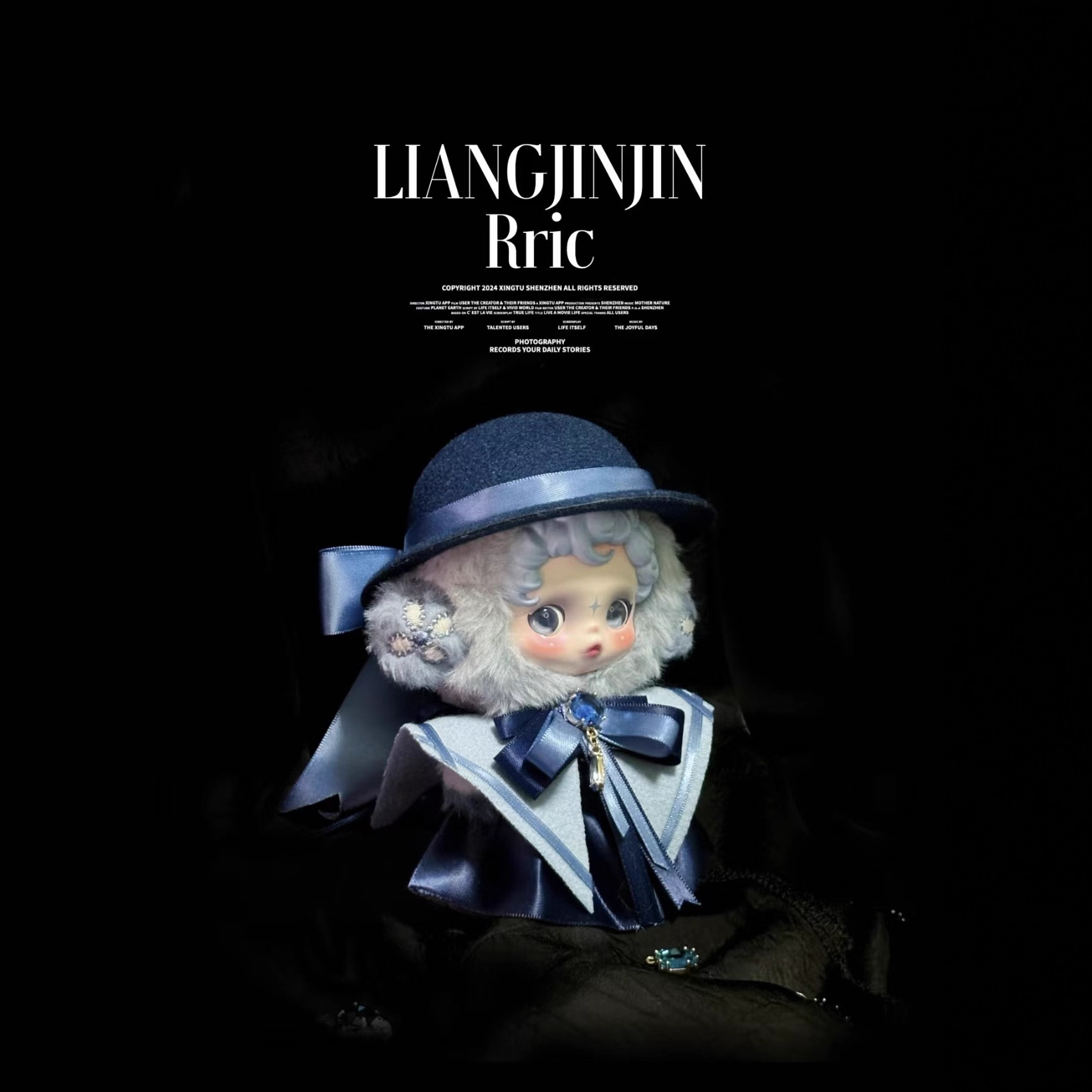 sp娃衣光织园冬日乐章搪胶毛绒skullpanda圆衣服二代【不含玩偶】