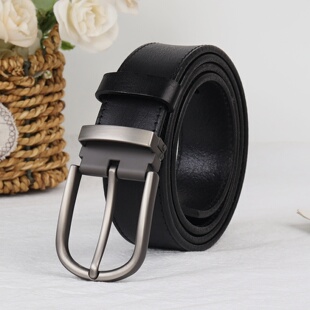 2025年皮带男士真皮头层牛皮带锌合金针扣皮带男士高级感新款皮带