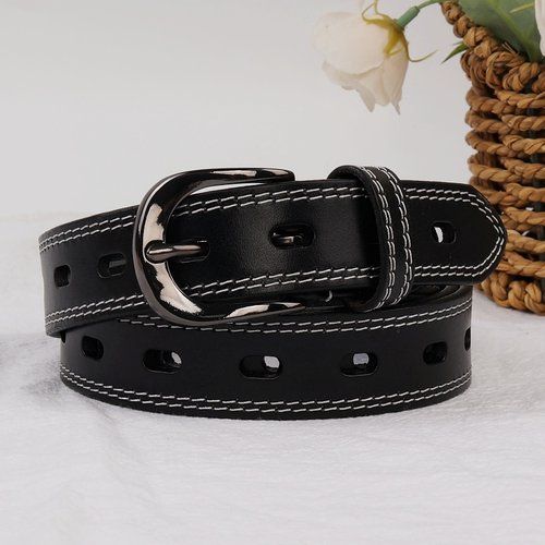 女士真皮皮带纯牛皮新款时尚百搭