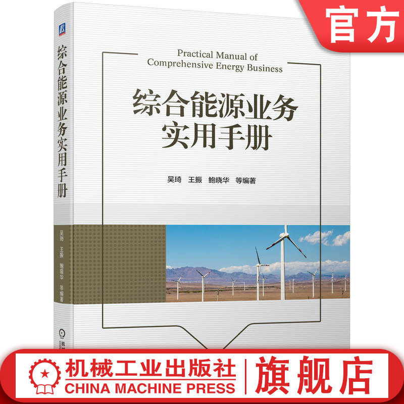 官网正版 综合能源业务实用手册 吴琦 王振 鲍晓华 能量 能耗 能效 电能 储能应用场景 供暖系统 制冷技术 热电联产 商业模式