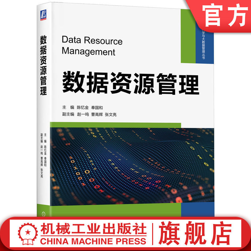 官网正版 数据资源管理 陈忆金 主编 挖掘数据资源更多价值 本科教材 9787111743217 机械工业出版社旗舰店