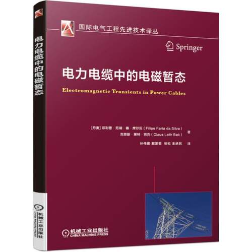 正版直发 电力电缆中的电磁暂态 国际电气工程先进技术译丛 电力电缆建模仿真谐波分析教材 智能电网专业