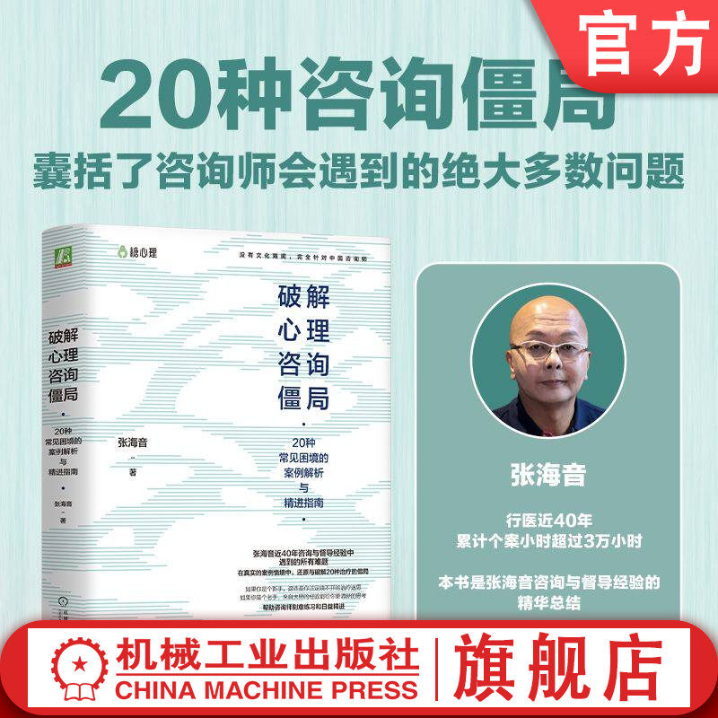 官网正版 破解心理咨询僵局 20种常见困境的案例解析与精进指南   张海音 心理咨询 心理咨询师 施琪嘉 张天布 曾奇峰 张沛超 督导
