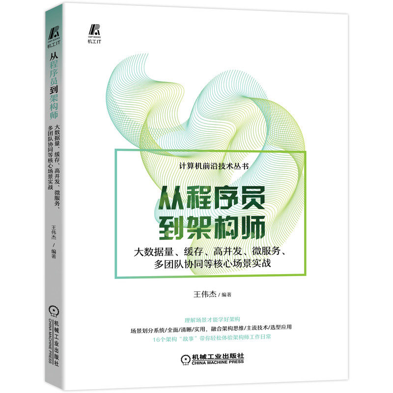 从程序员到架构师：大数据量、缓存、高并发、微服务、多团队协同等核心场景实战 王伟杰  MQ  HBase  flink MySQL ES