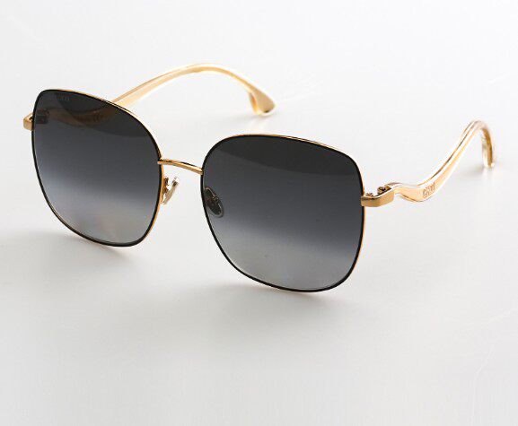 jimmy choo新款方形墨镜女流线曲线镜腿开车mamie/s周仰杰太阳镜