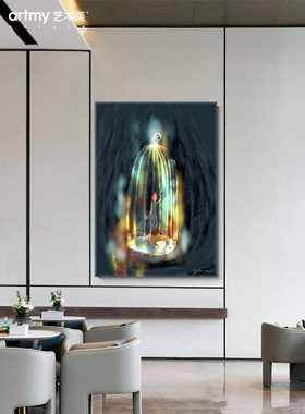 卧室餐厅装饰画廖志荣艺术家授权
