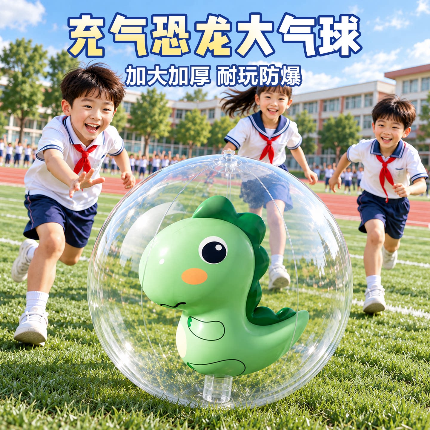 户外充气大足球儿童草地沙滩亲子互动玩具球幼儿园专用巨型球皮球