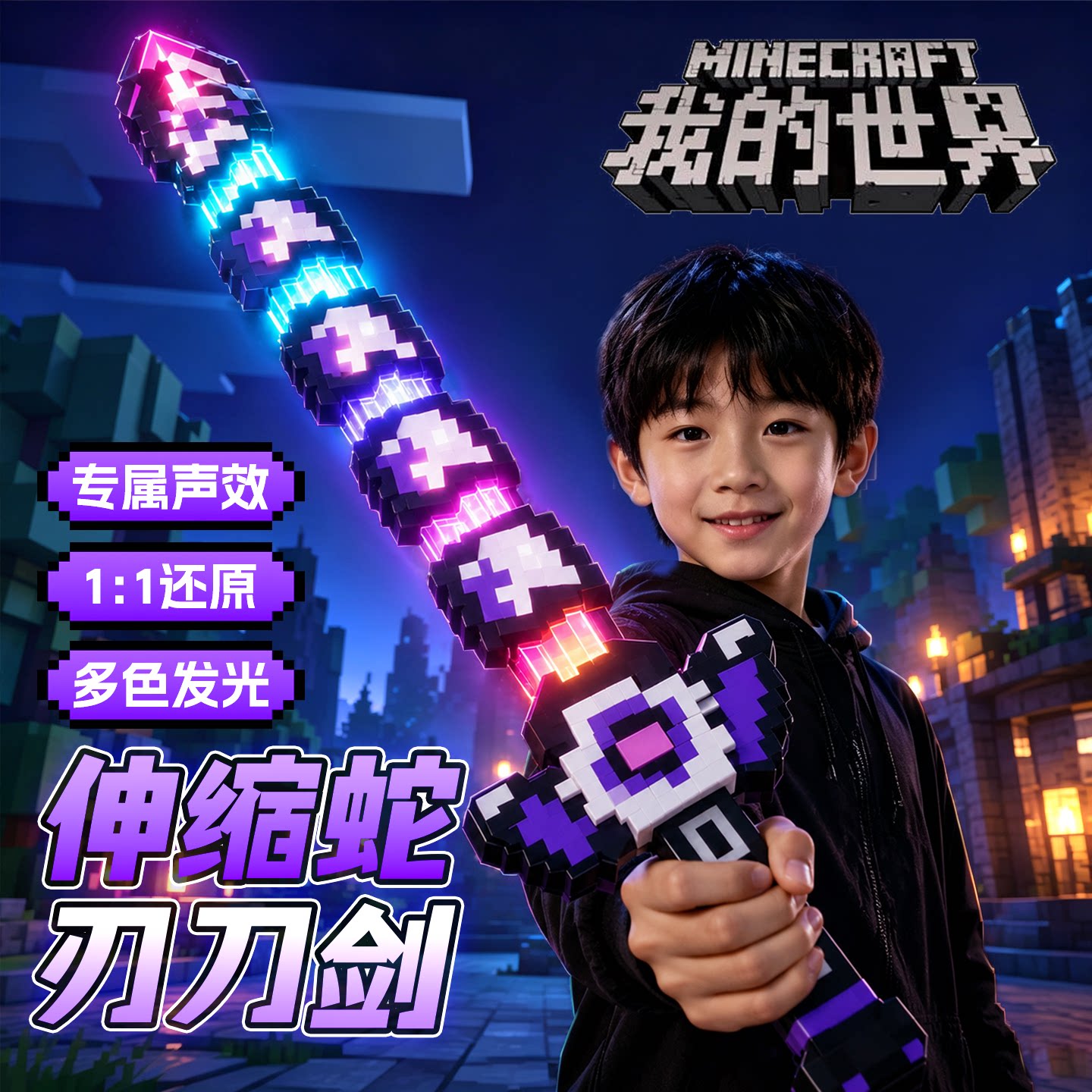儿童光剑双刃小玩具宝剑周边武器图片