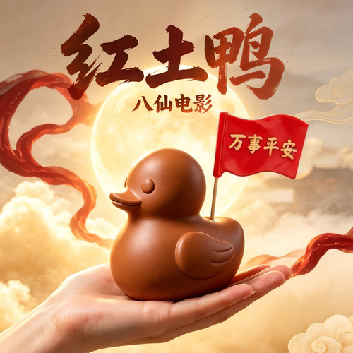 八仙红土鸭子3D打印创意电影周边