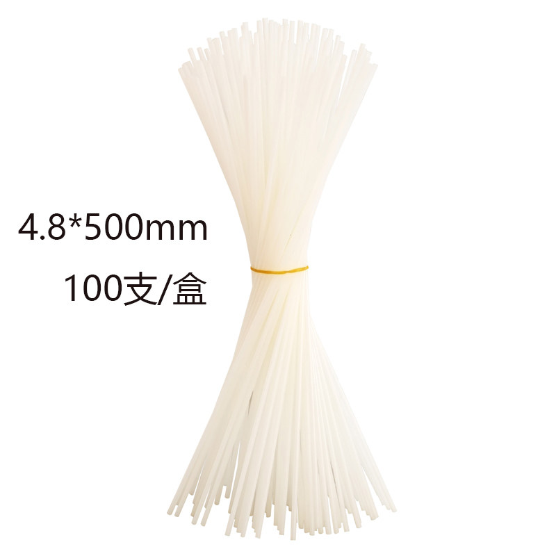 百赞装订打孔机专用铆管4.8*500mm装订机铆管热熔管耗材凭证柳管