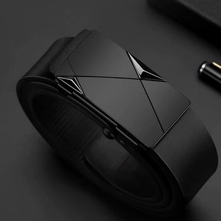 学生裤 皮带男士 商务休闲韩版 带青年男款 腰带 年轻人潮自动扣腰带裤