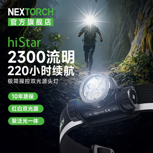 纳丽德hiStar超亮野外登山灯