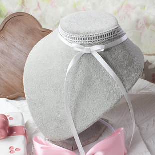 白色睫毛蕾丝双层叠戴项链颈饰锁骨链甜美可爱软妹飘带丝带choker