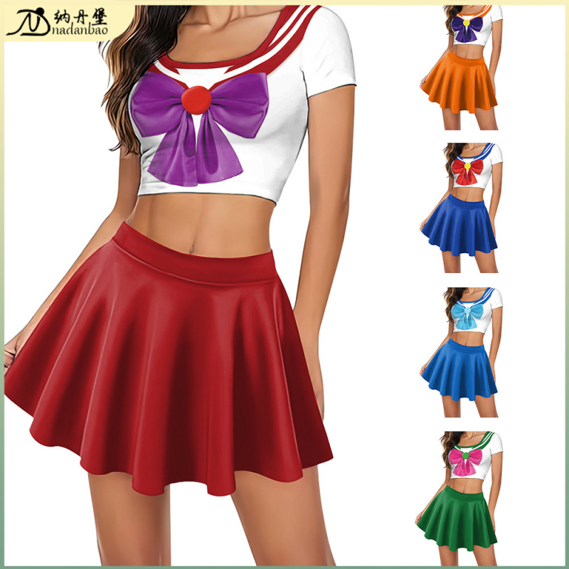动漫水手服女团cos套装