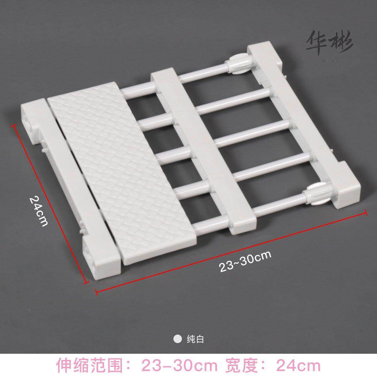 厨柜隔断电视柜更衣柜免钉可伸缩衣柜收纳分层隔板家用内置隔层图片