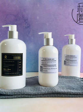 沐浴露洗手液洗发水瓶子分装空瓶酒店样板间乳液塑料按压空瓶