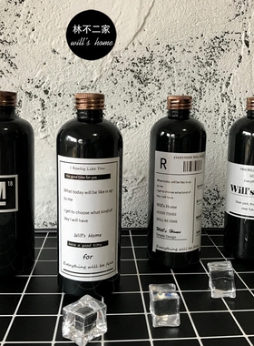 沐浴露塑料分装瓶洗发露分装瓶子圆形瓶子ins风北欧洗浴瓶乳液瓶