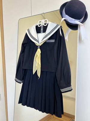 日系水手服长袖校供感套装