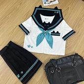 小猫基础学院风水手服 初音色jk制服秋季 张不烦原创 宅喵物语