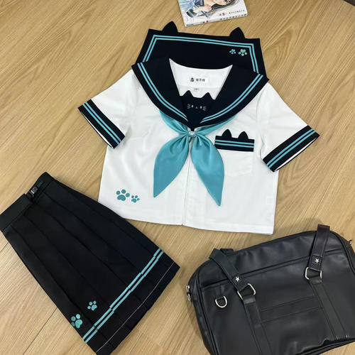 张不烦原创【宅喵物语】初音色jk制服秋季小猫基础学院风水手服