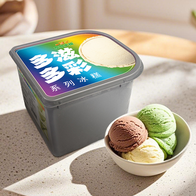 东北大板冰淇淋多口味大桶装雪糕冰糕1.2kg餐饮商用挖球冰激凌