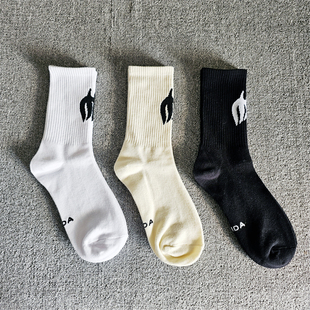 DONDA侃爷KANYE潮牌中筒长筒袜子小众街头美式 男女运动袜子高街棉
