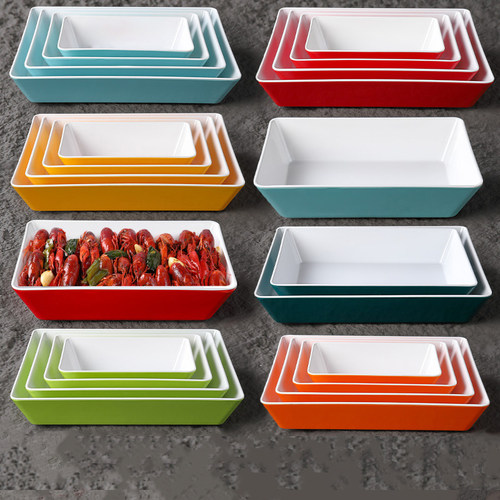 无毒无味特厚A8密胺熟食盘展示盘