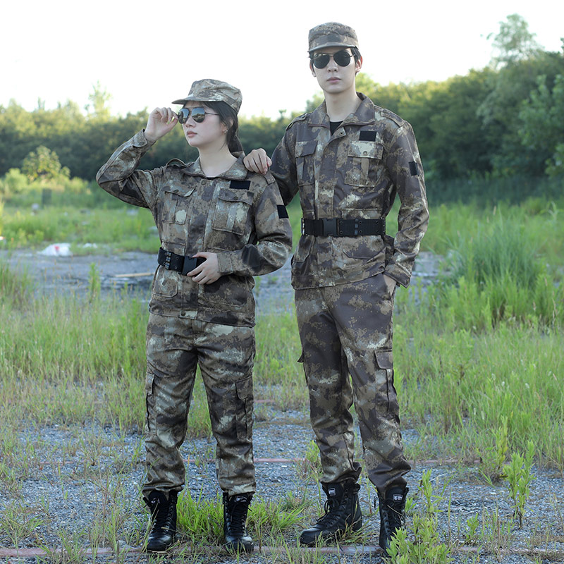 迷彩服套装男正品春秋季新款