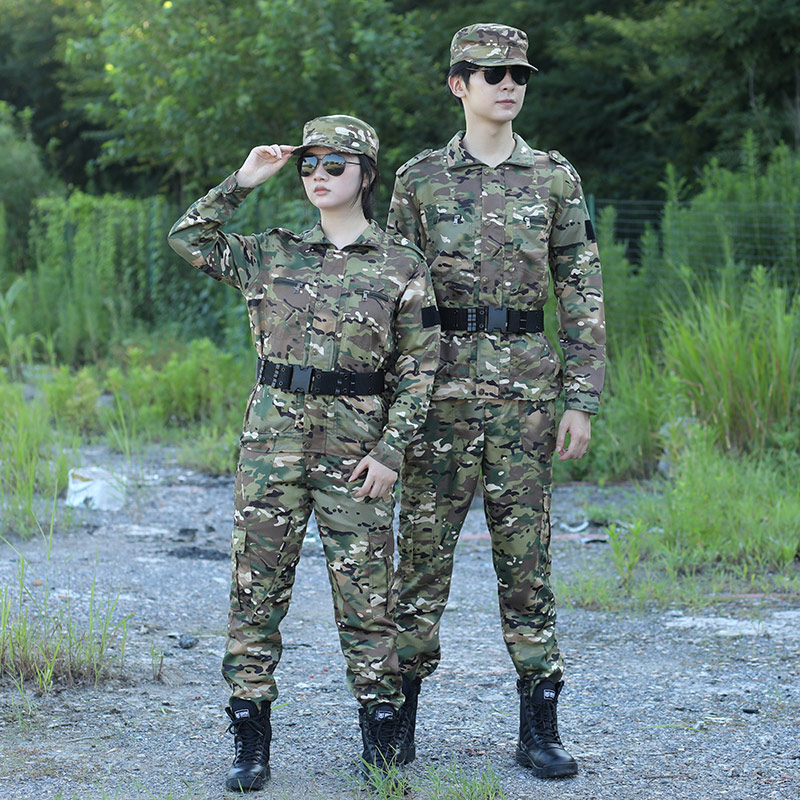 迷彩服套装男春秋款新式