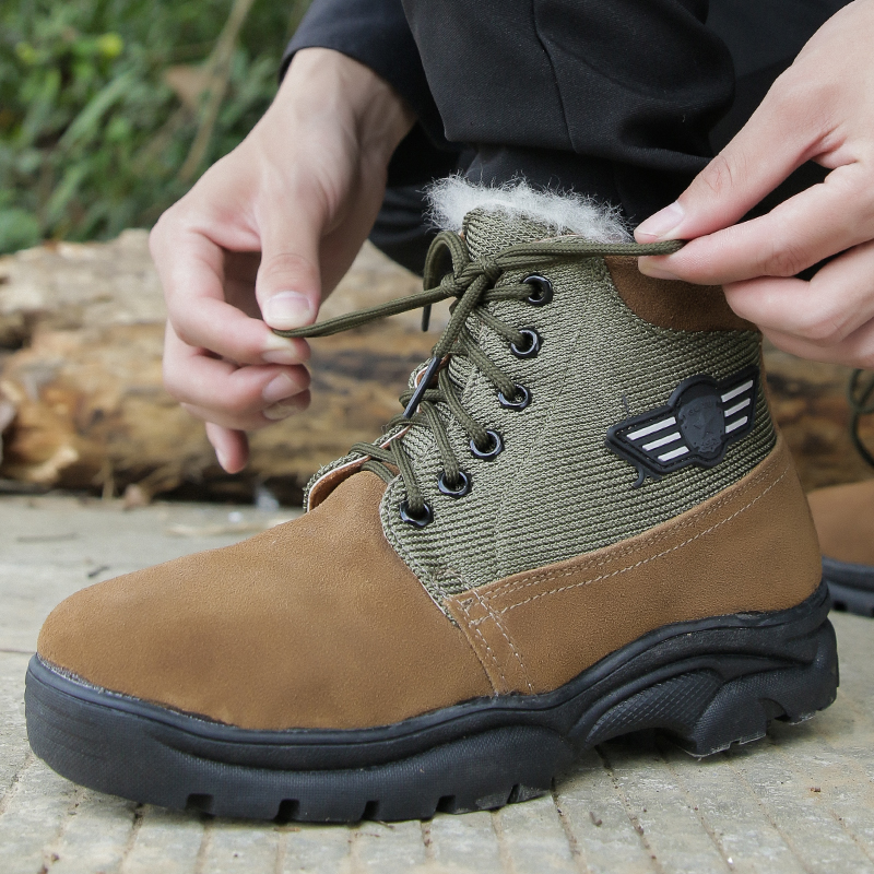 冬季男士战术靴户外轻便防寒