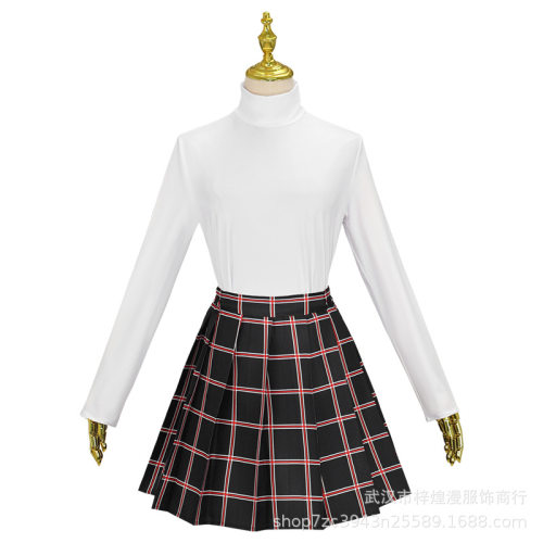 女神异闻录5 P5新岛真希冬校园cos制服cosplay服装校服舞台表演服