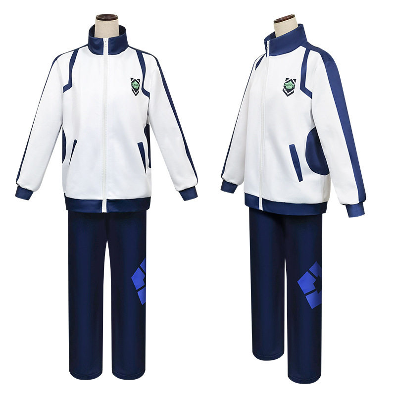 蓝色监狱球衣cosBLUELOCK洁世一运动服网面印花学院制服cos校服