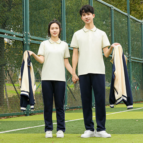 新款中小学生校服三件套初中生高中学生春夏季休闲运动服班服套装