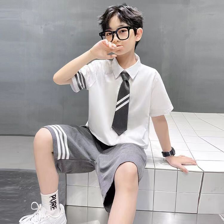 小学生校服班服幼儿园园服JK衬衫制服套装王心凌同款学院风演出服