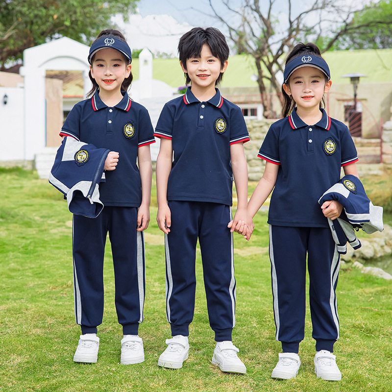 中小学生校服春秋款长袖三件套休闲运动会儿童班服套装幼儿园园服