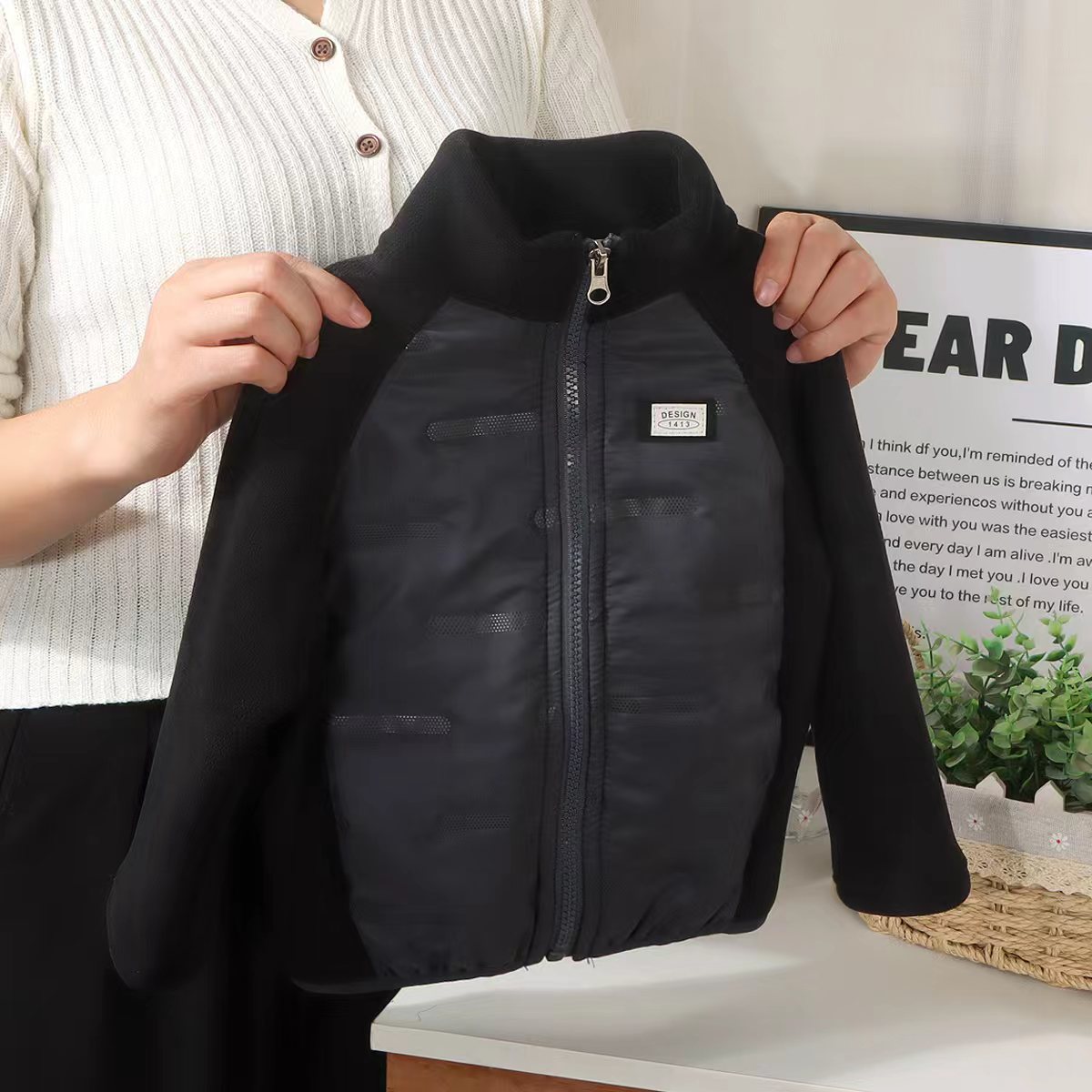 新款儿童夹棉加厚外套秋冬男女童校服神器防风棉衣内搭保暖棉服