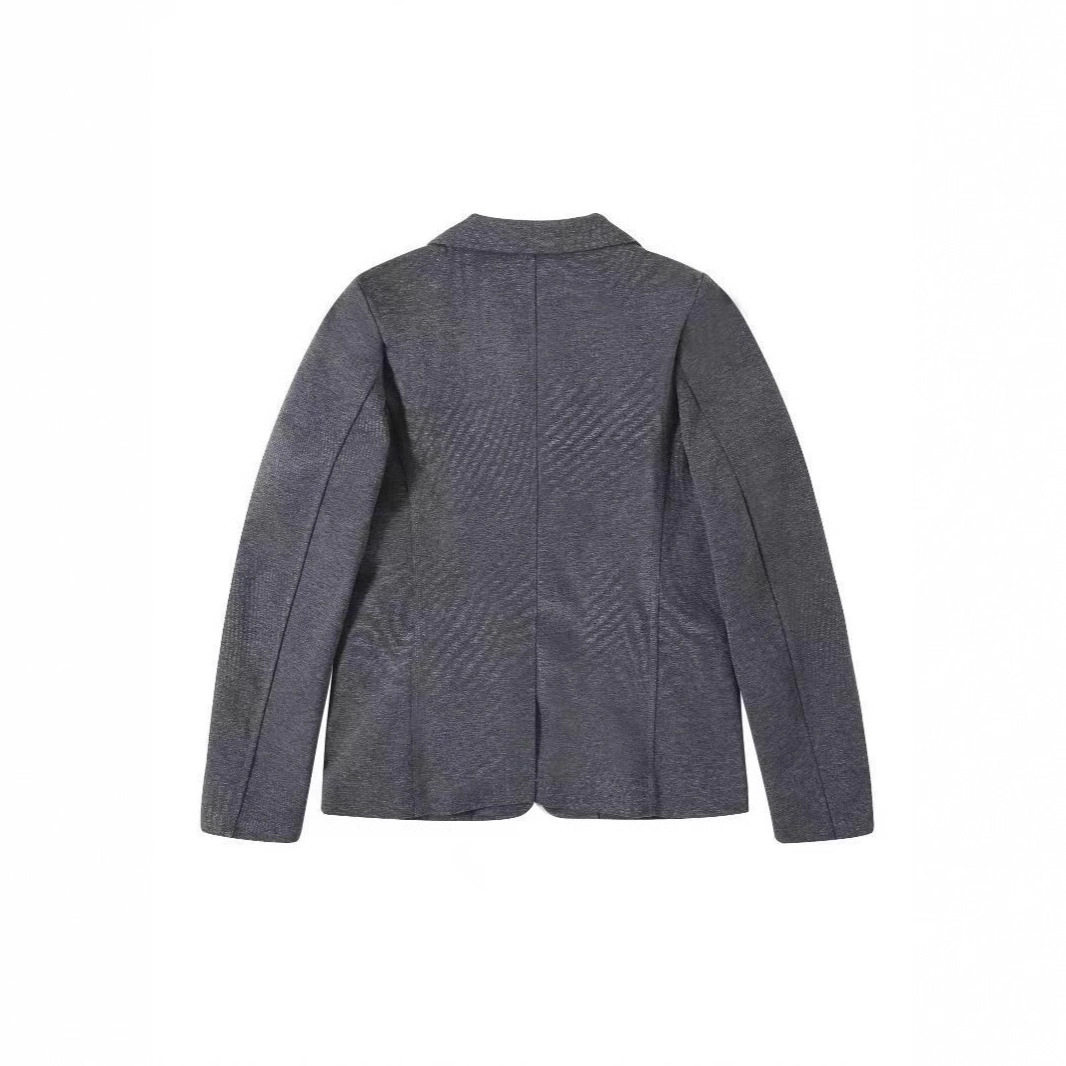 砍柴娃中小学生校服礼服表演儿童西装男女童西服灰色英伦学院西装