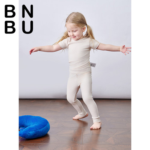 BNBU新款莫代尔宝宝家居服长裤