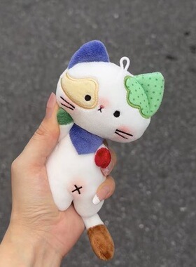 小红书少女心三花猫小乖挂件棉花娃娃可爱挂件超软礼物新款