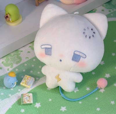 新款现货可爱超绝人机猫玩偶包包挂件送闺蜜