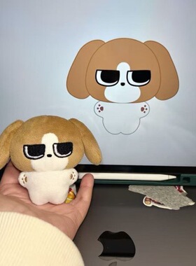 Jcat原创超萌手作暹罗厘普比格多栋10cm小狗挂件比格玩偶挂件礼物